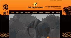 Desktop Screenshot of fisheaglesafaris.com