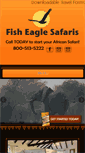 Mobile Screenshot of fisheaglesafaris.com